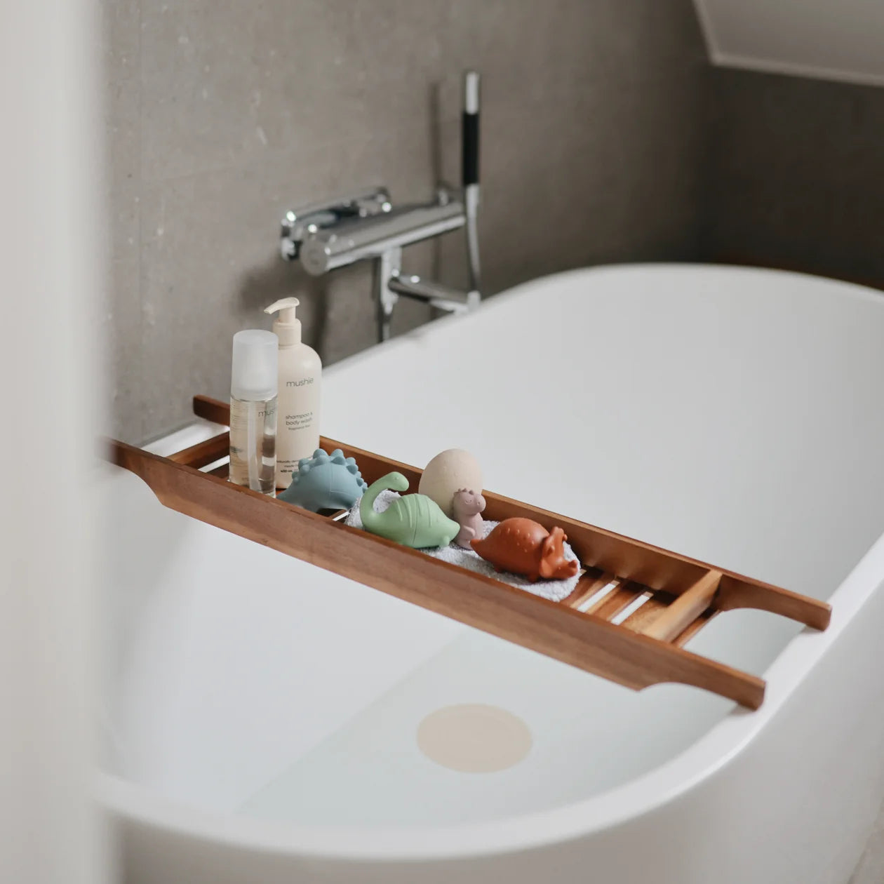 Mushie Dino Bath Play Set