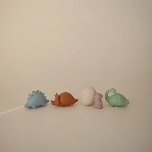 Mushie Dino Bath Play Set