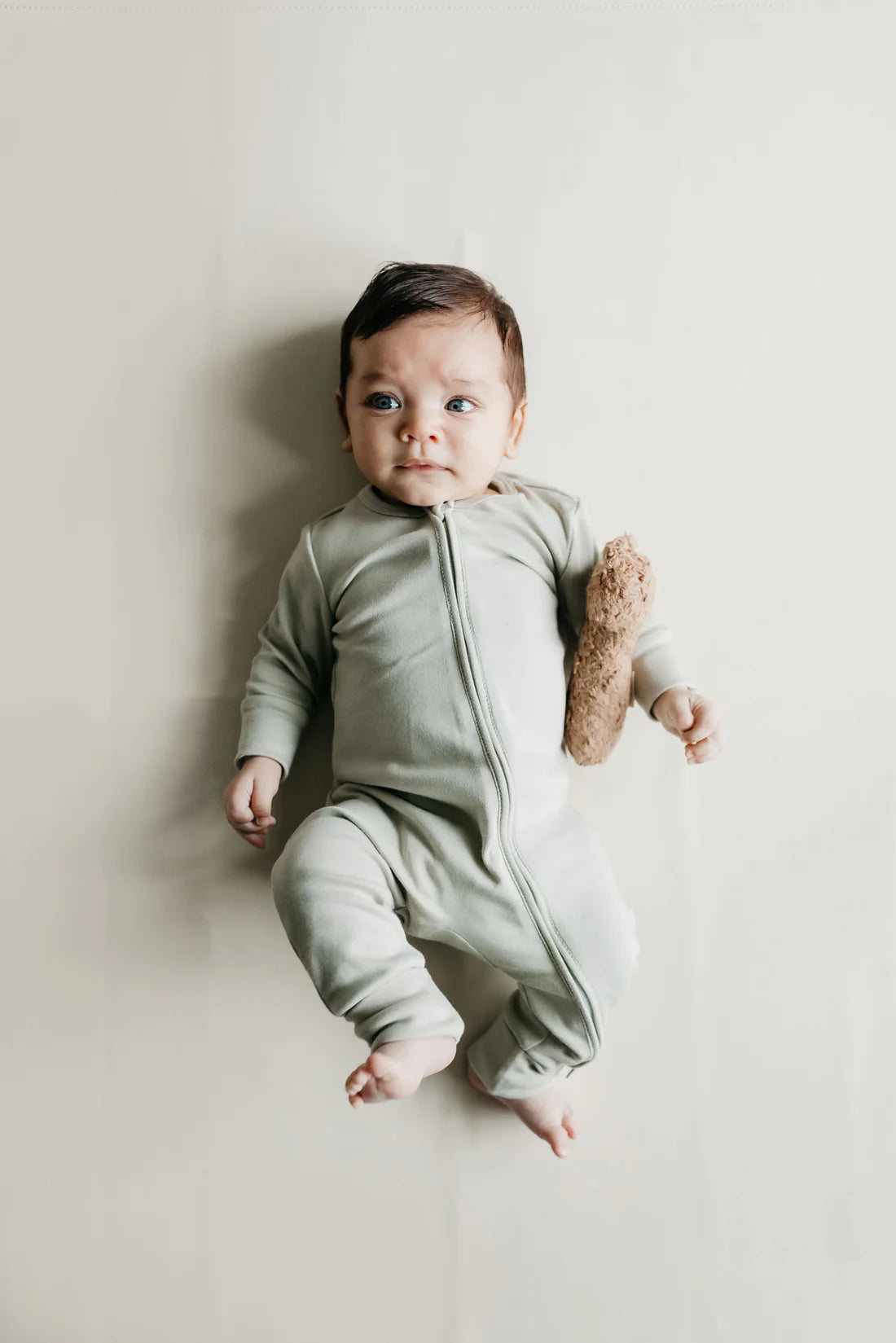 Pima Cotton Frankie Zip Onepiece - Multiple Colour Options