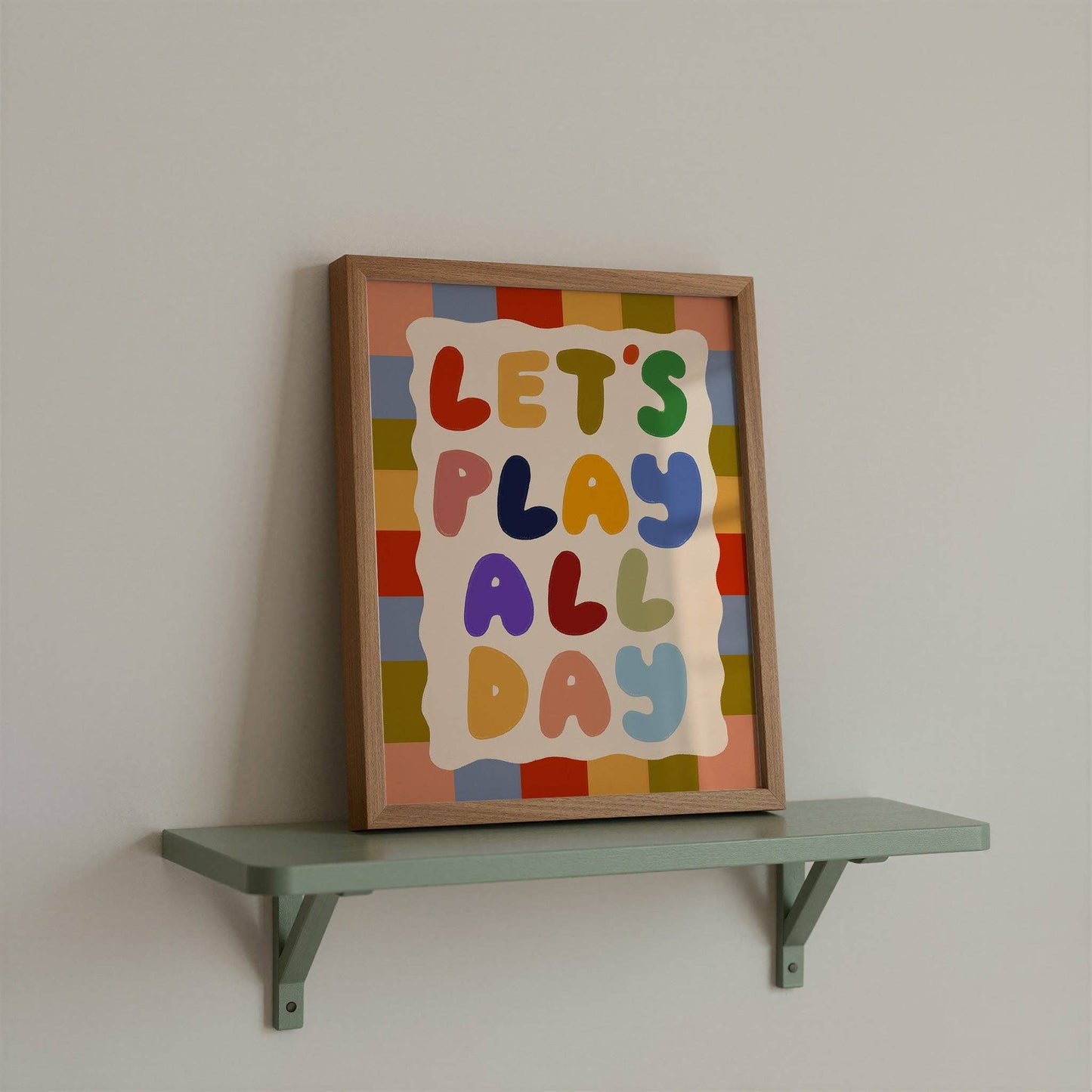 Let's Play All Day Print | A4