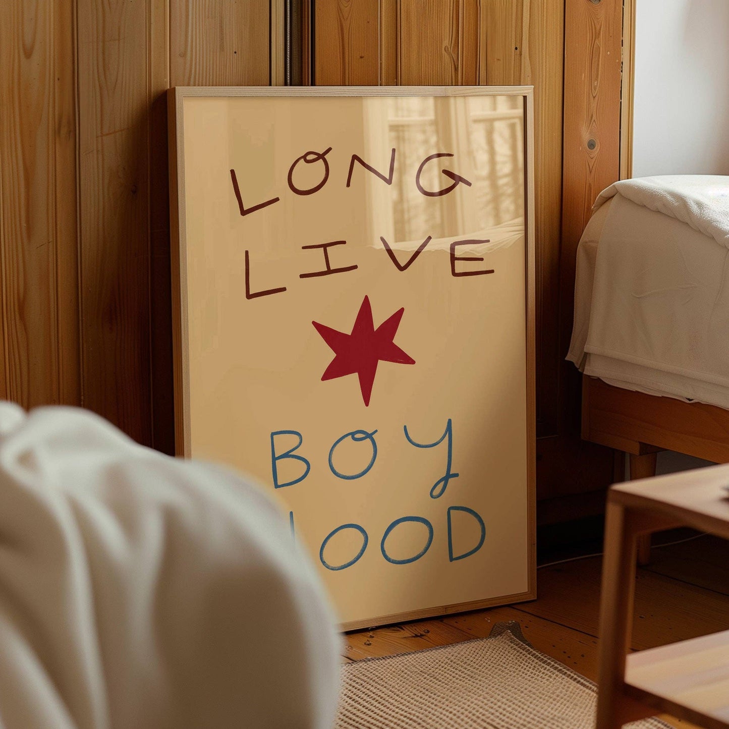 Long Live Boy Hood Print