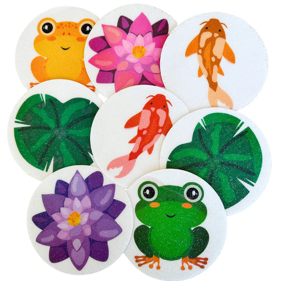Slip-safe Bath Spots - Garden Pond