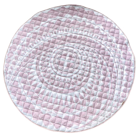 Bo & Ko Baby Polynesian Inspired Playmat - Pastel Pink available at Little Mash Boutique