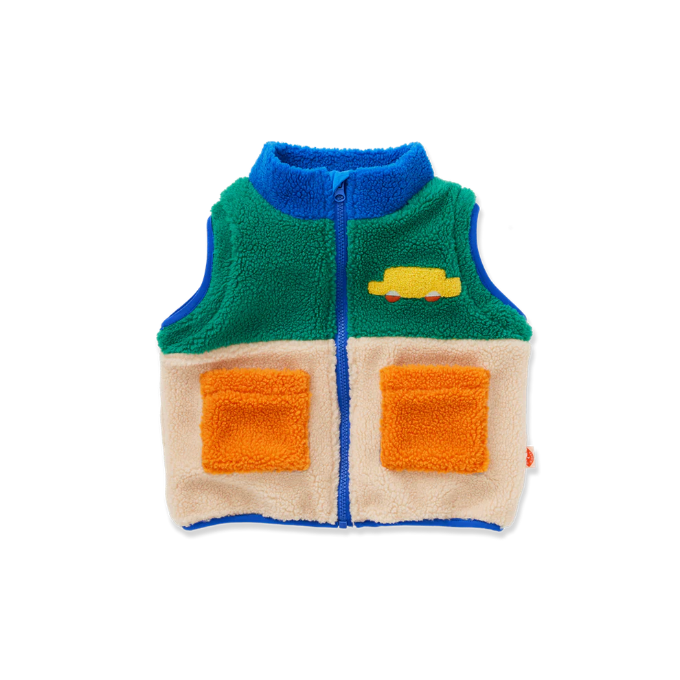 Halcyon Nights | Sherpa Jacket Vest - Beep Beep