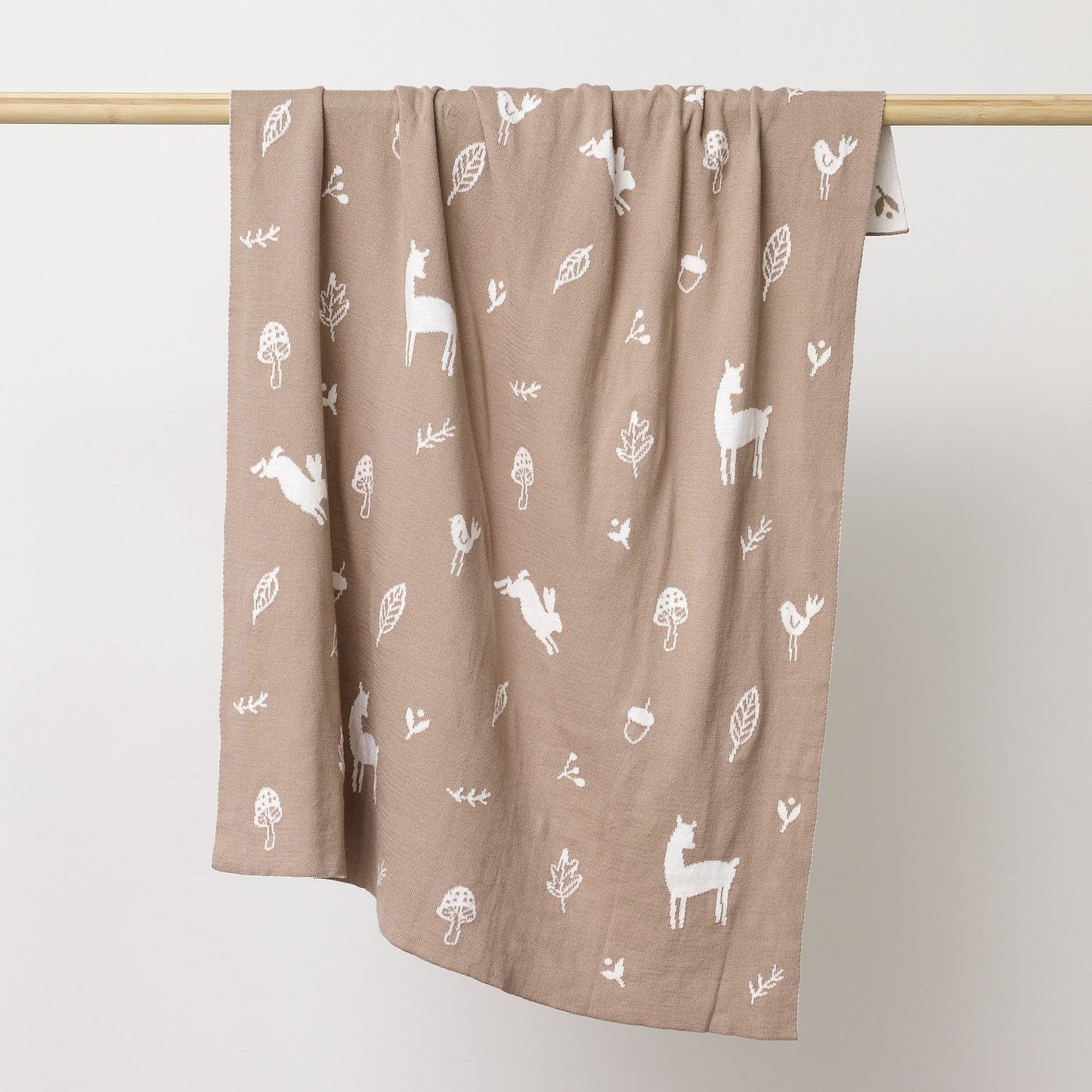 Woodlands Blanket - Mushroom