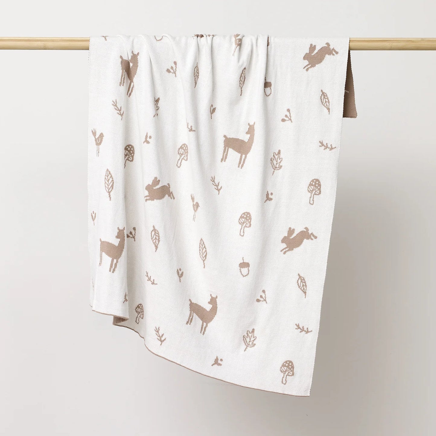 Woodlands Blanket - Mushroom