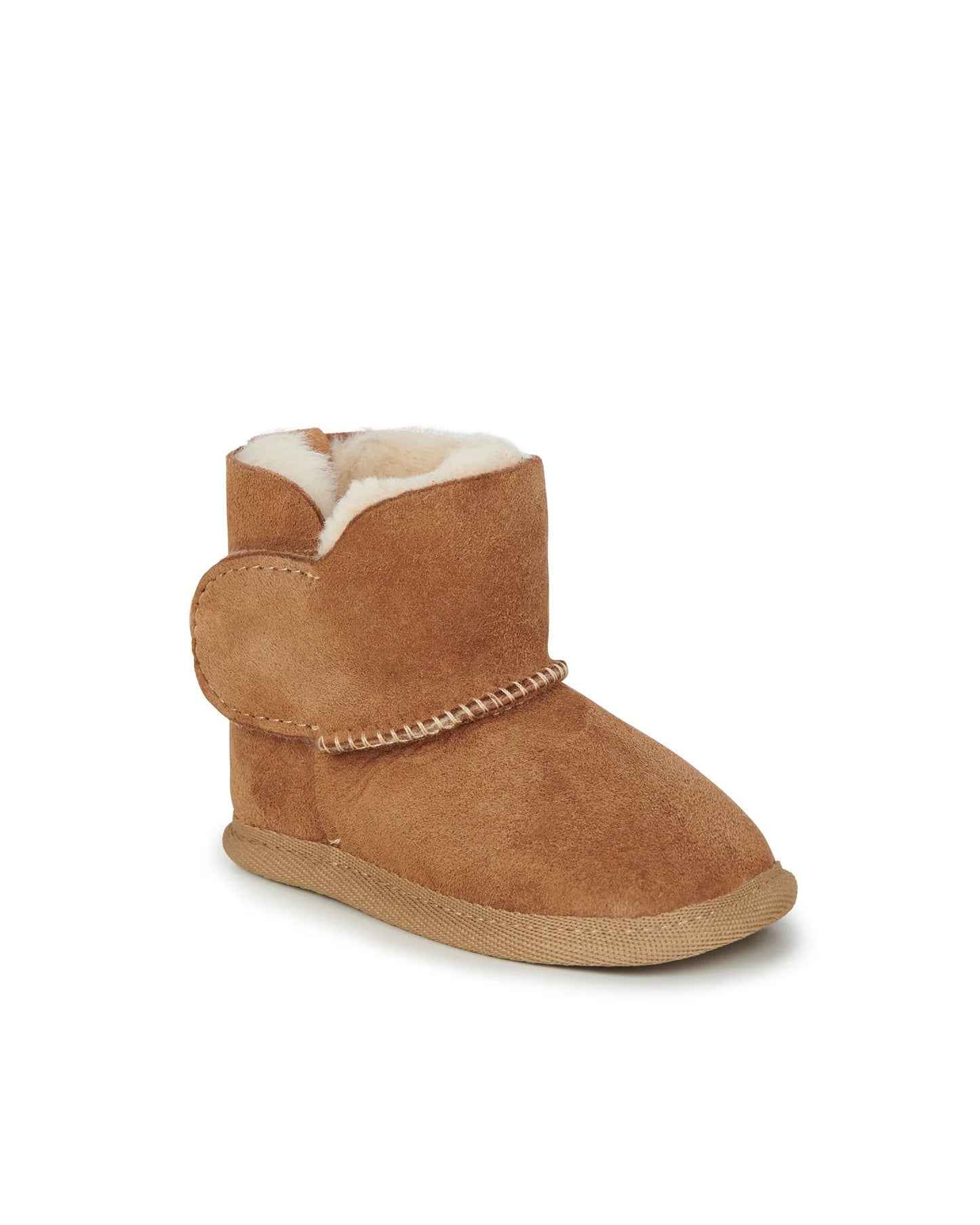 Platinum Sheepskin Bootie - Chestnut