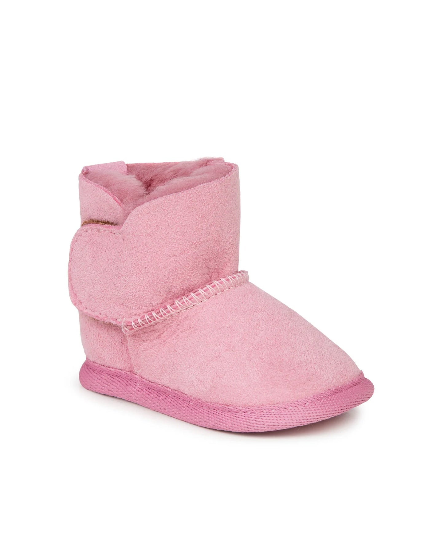 Platinum Sheepskin Bootie - Pink