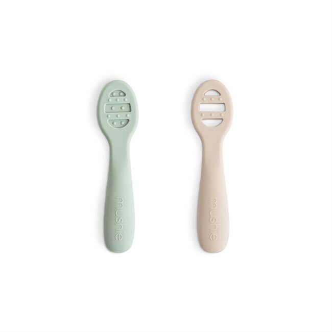 Baby First Feeding Spoons | Cambridge Blue/Shifting Sand