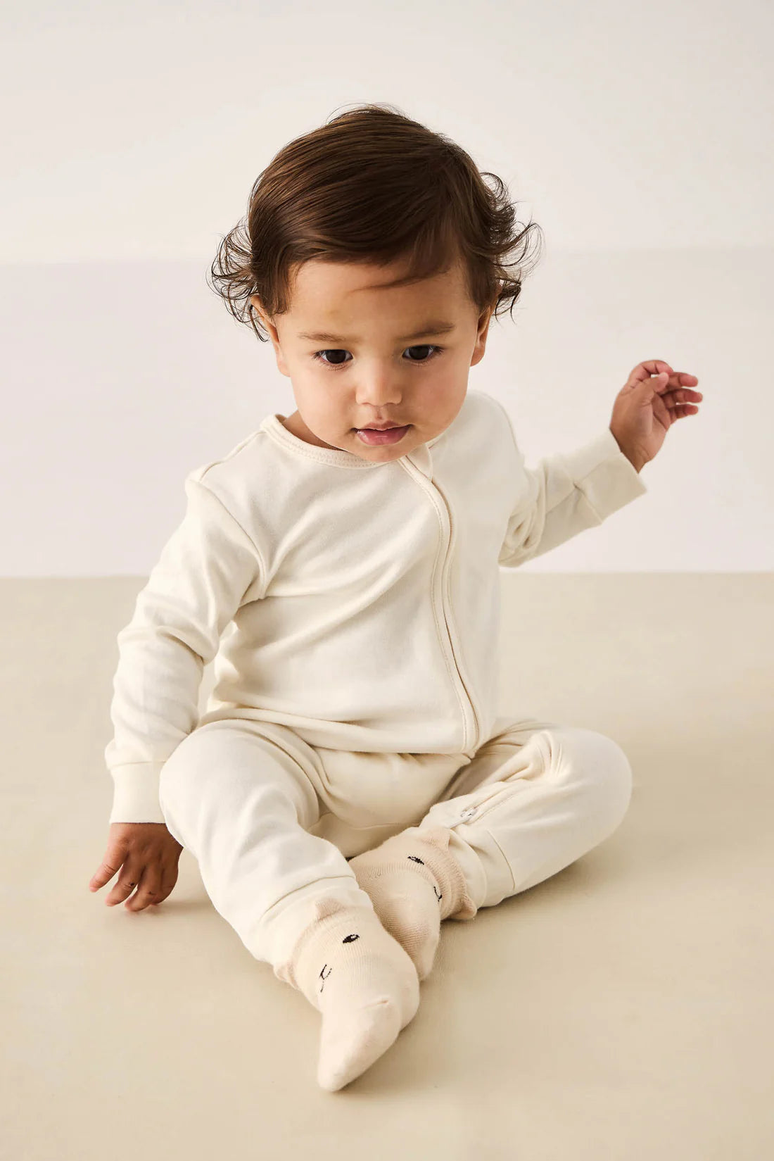 Pima Cotton Frankie Zip Onepiece - Multiple Colour Options