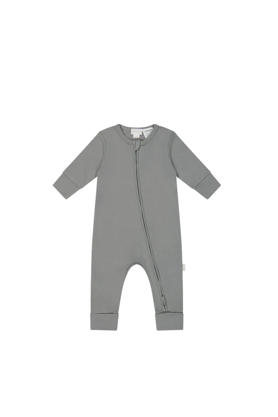 Jamie Kay Pima Cotton Frankie Zip Onepiece - Chalk