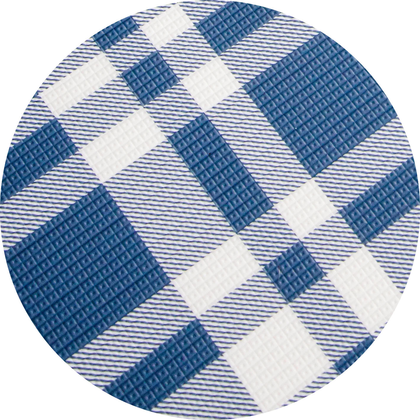 Homepark Check Round Waterproof Playmat