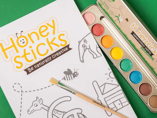 Jumbo Posters and Watercolour Paints Activity Set