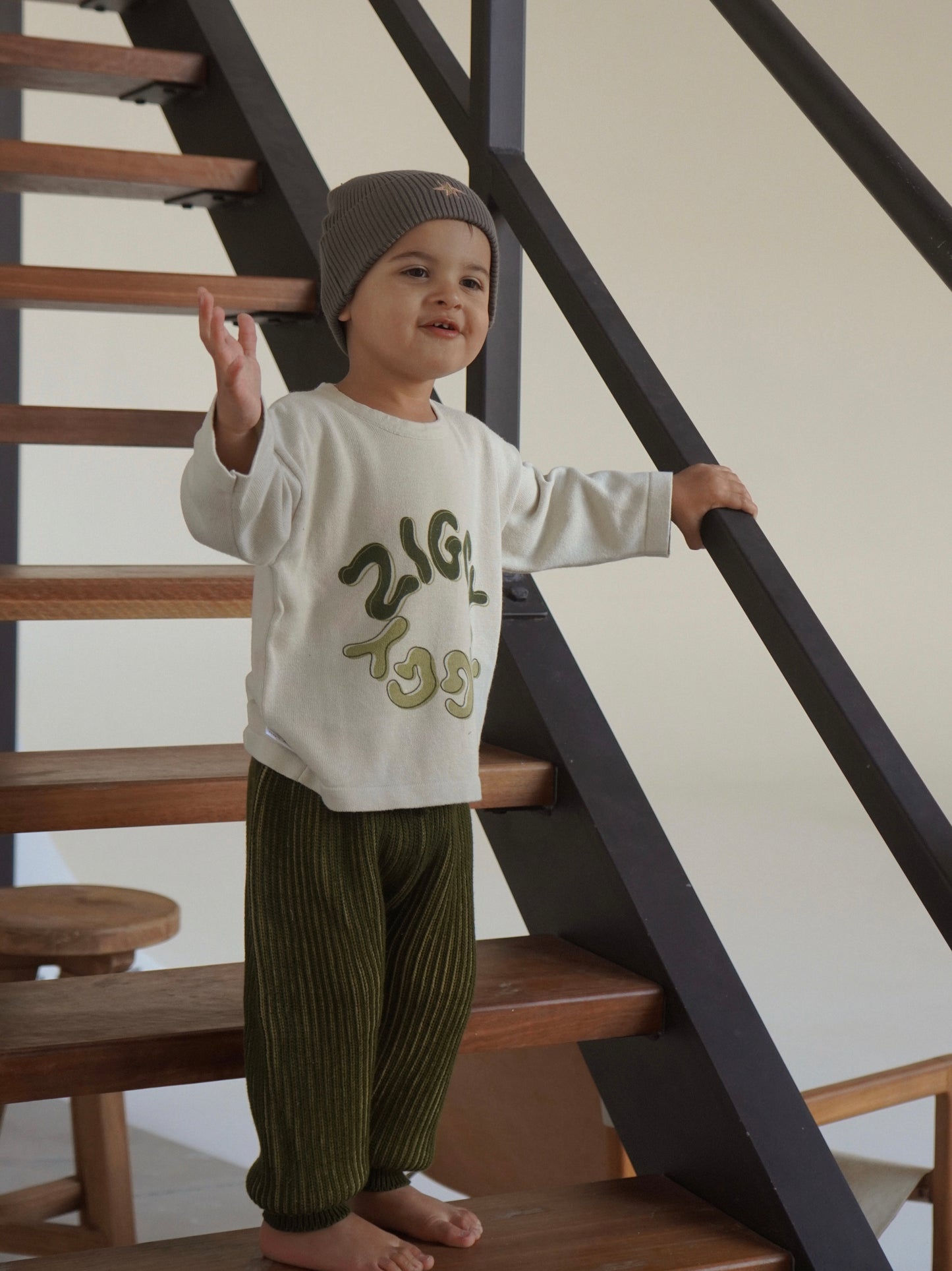 Long Sleeve Tee - Moss
