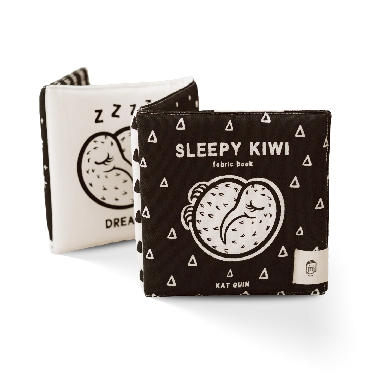 Sleepy Kiwi Fabric Book (Organic Cotton)