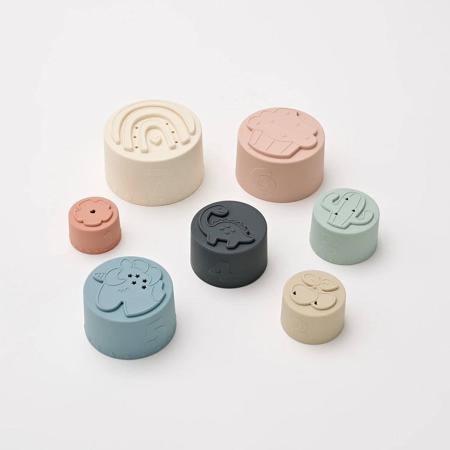 Silicone Stacking Cups