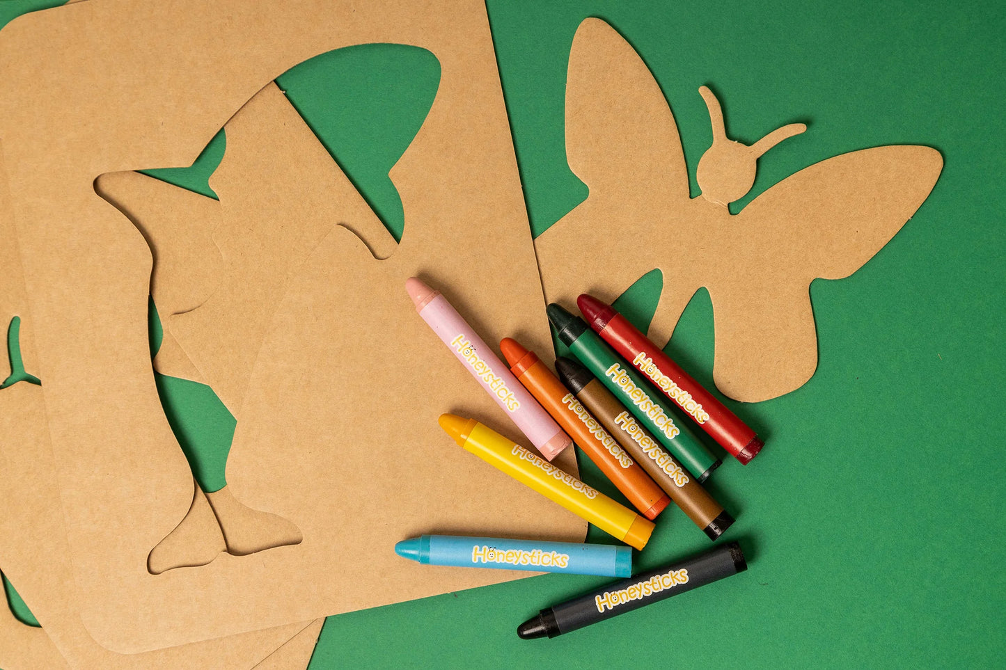 Jumbo Stencil and Crayons Activity Set