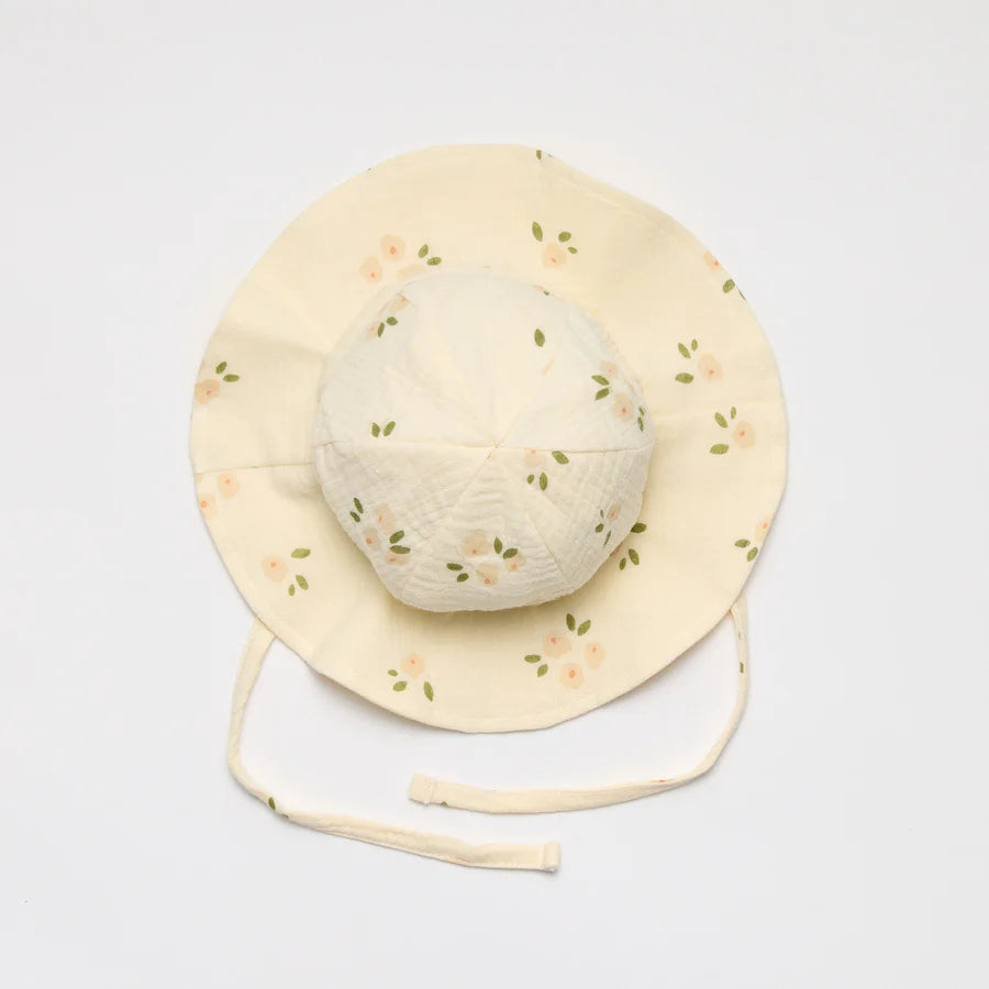 Organic Muslin Hat - Daisy