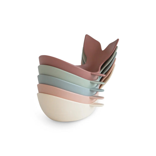 Mushie Whale Bath Stackers - Original
