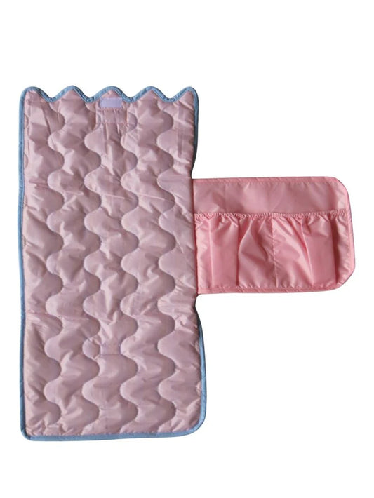 Mosey Me - Butter Blue Seersucker Change Mat