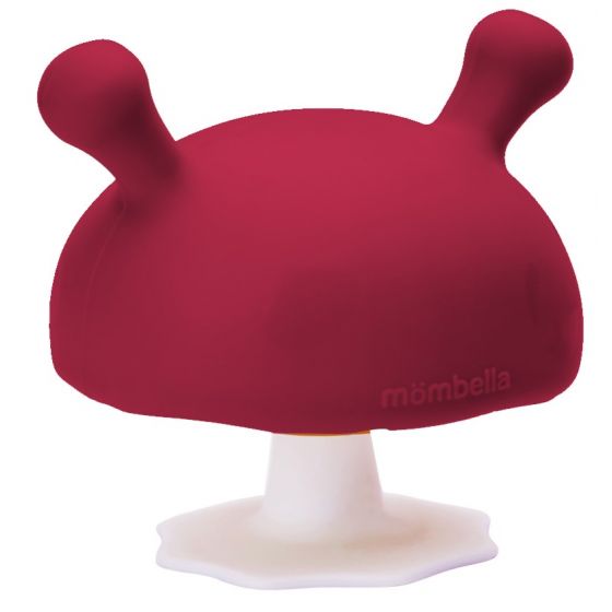Mombella Mushroom Silicone Teether for Babies – Soft, Safe, and Easy to Hold
