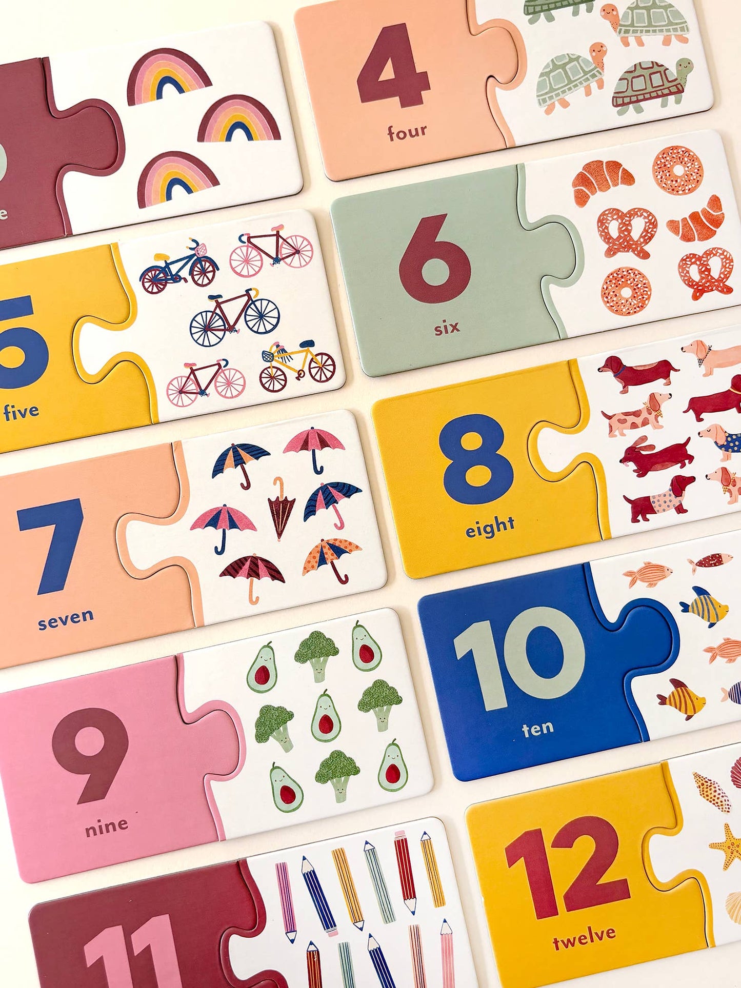 Number Puzzle Pairs Learning Game