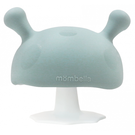Mombella Mushroom Silicone Teether for Babies – Soft, Safe, and Easy to Hold