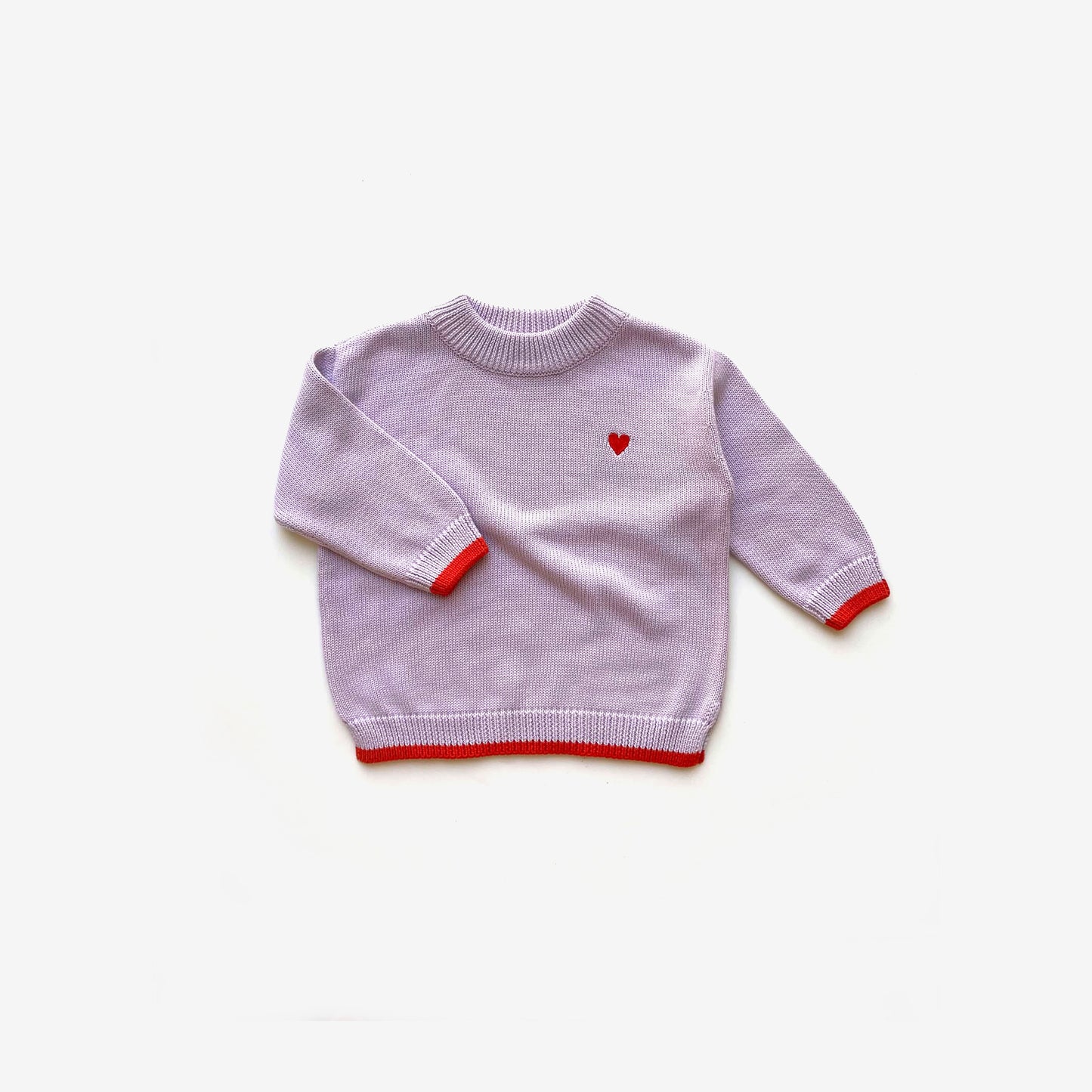 Organic Cotton Knit - Lilac Dip