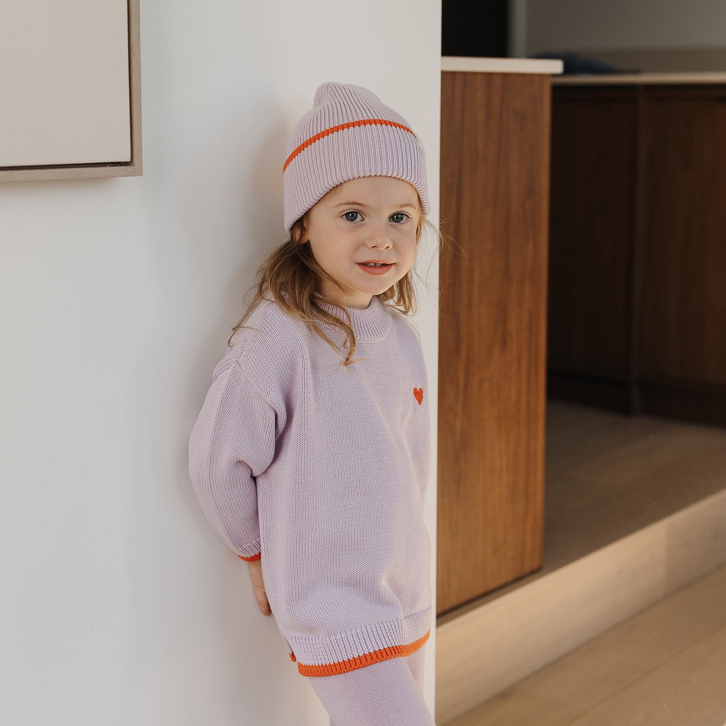 Organic Cotton Knit - Lilac Dip