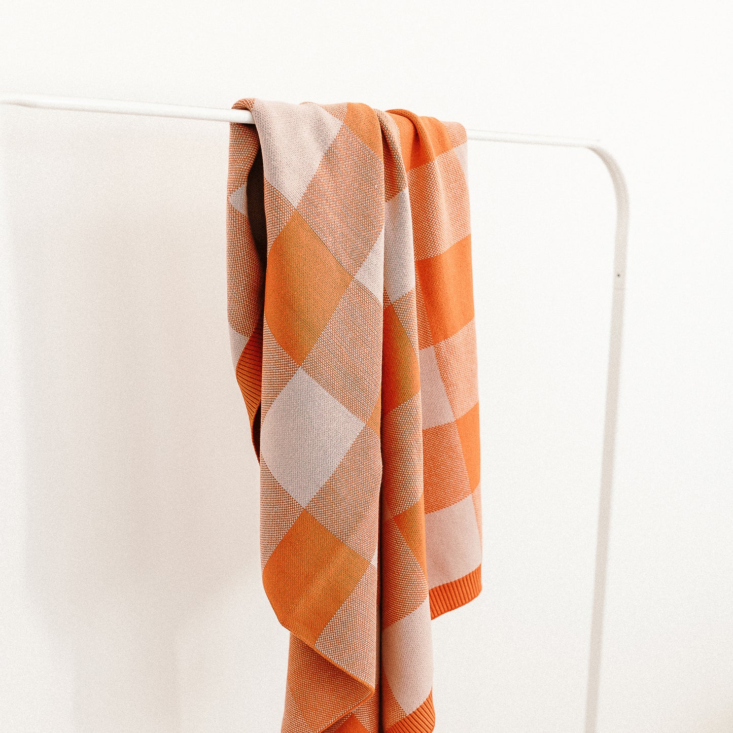 Organic Cotton Knit Blanket | Bubblegum Picnic