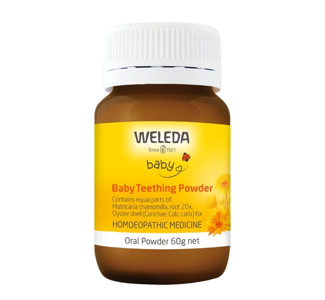 Weleda Baby Teething Powder available at Little Mash Boutique
