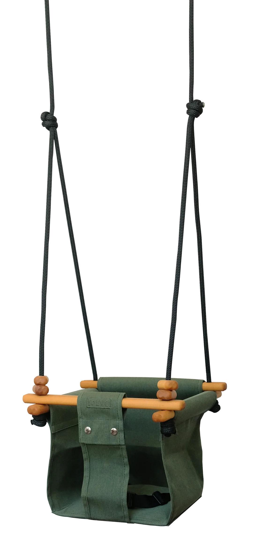 Solvej Baby Toddler Swing - Moss Green