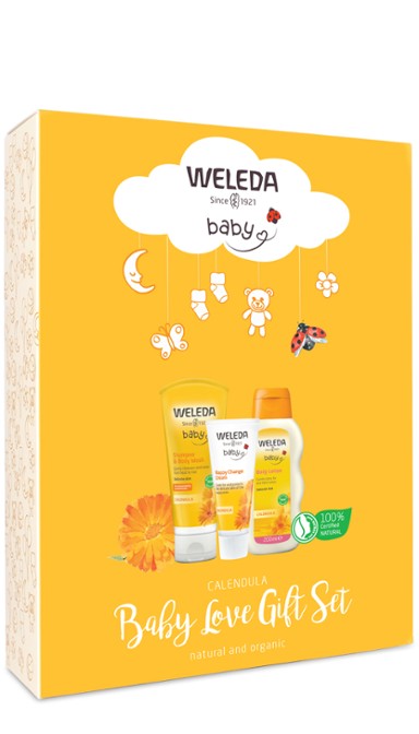 Weleda Calendula Baby Love Gift Set available at Little Mash Boutique