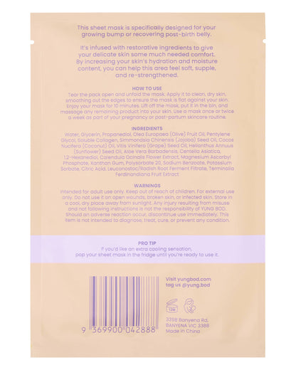 Bump & Beyond Belly Sheet Mask