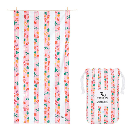 Dock & Bay Kids Beach Towel - Vacay Vibes