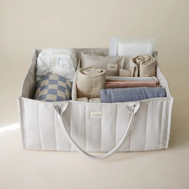 Mushie Nappy Caddy | Ivory