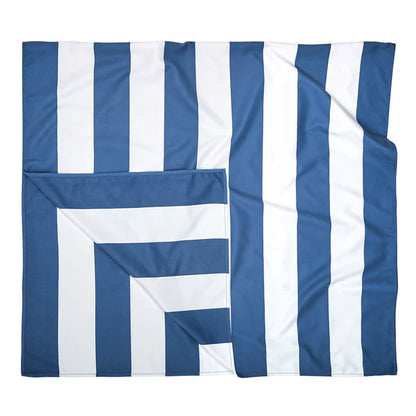 Dock & Bay Adults Beach Towel - Whitsunday Blue Stripe