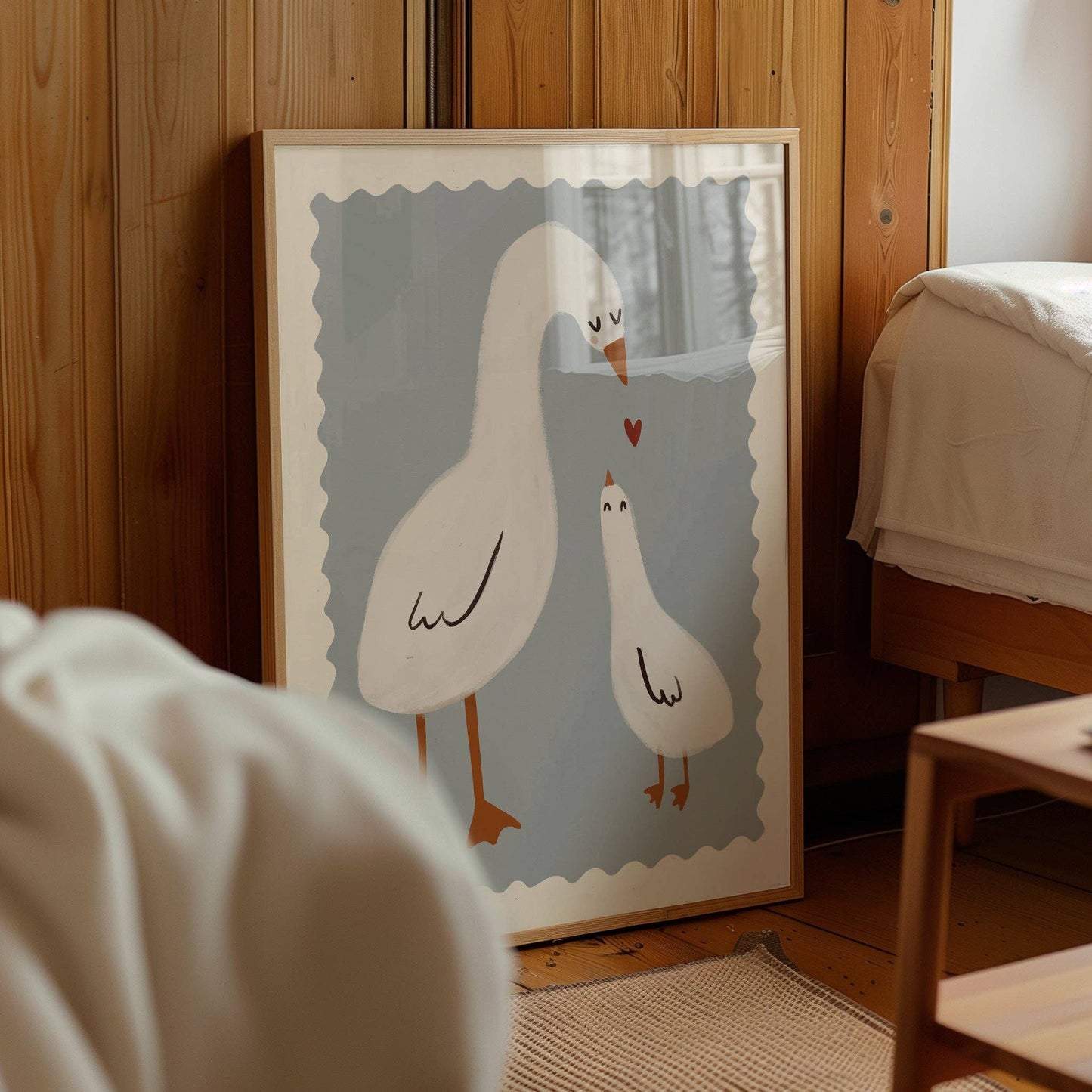 Mama Duck Nursery Print | A4