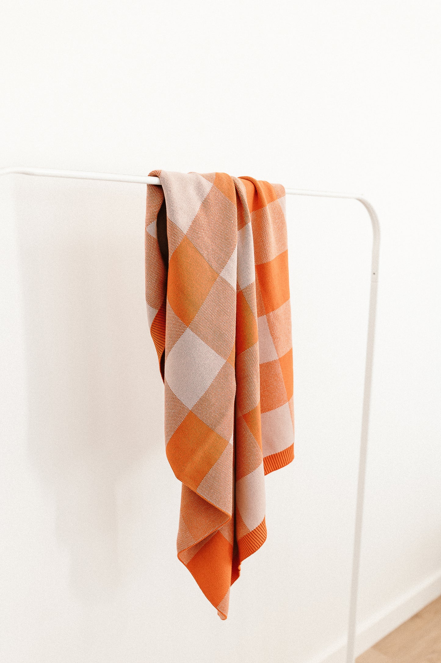 Organic Cotton Knit Blanket | Bubblegum Picnic