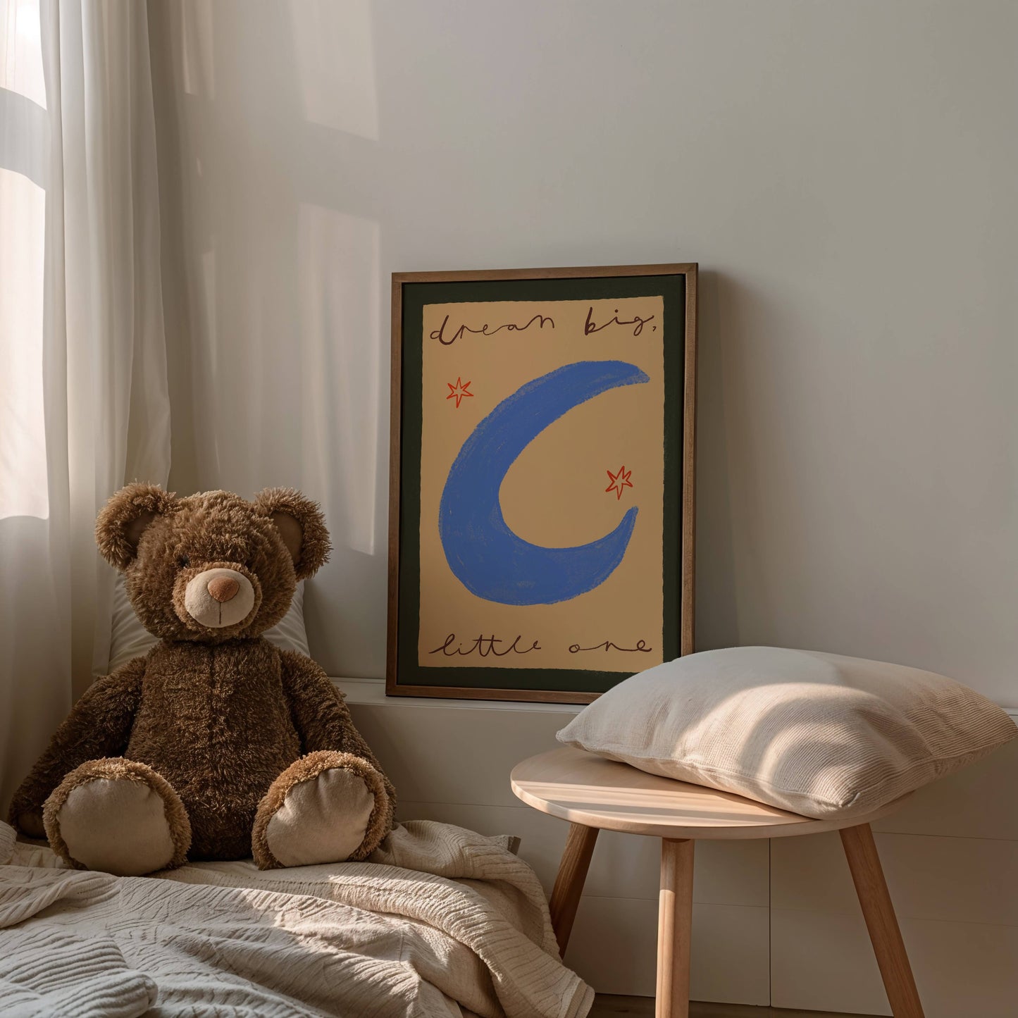 Dream Big Little One Nursery Print | A5