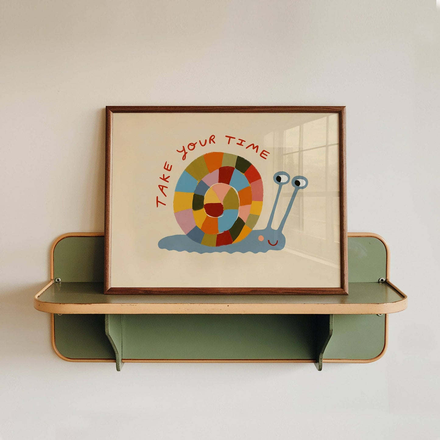 Take Your Time | Snail Affirmation Print | A4