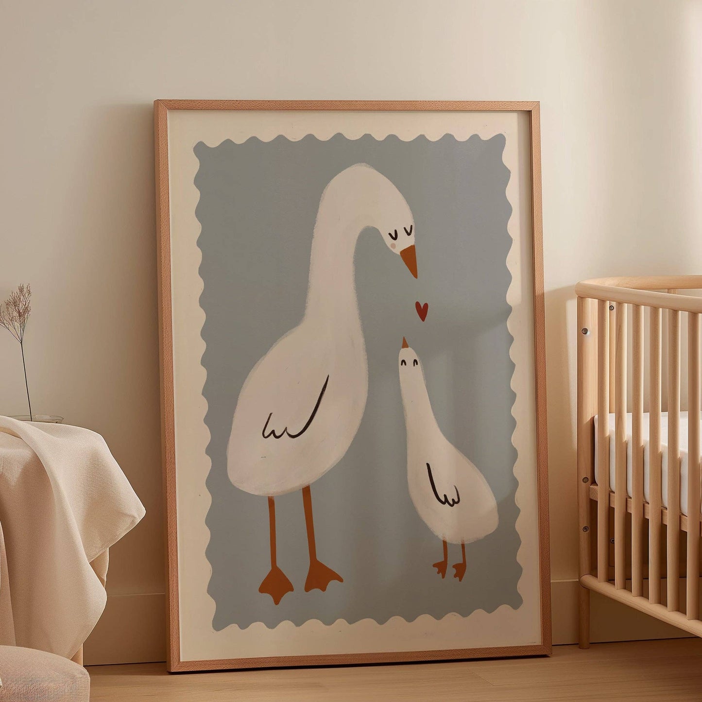 Mama Duck Nursery Print | A4