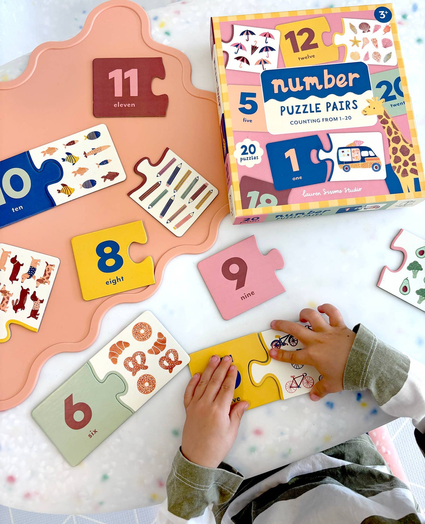 Number Puzzle Pairs Learning Game
