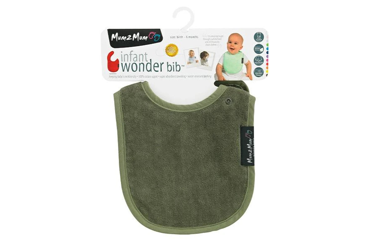 Infant Wonder Bib Olive