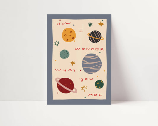Planets And Stars Print