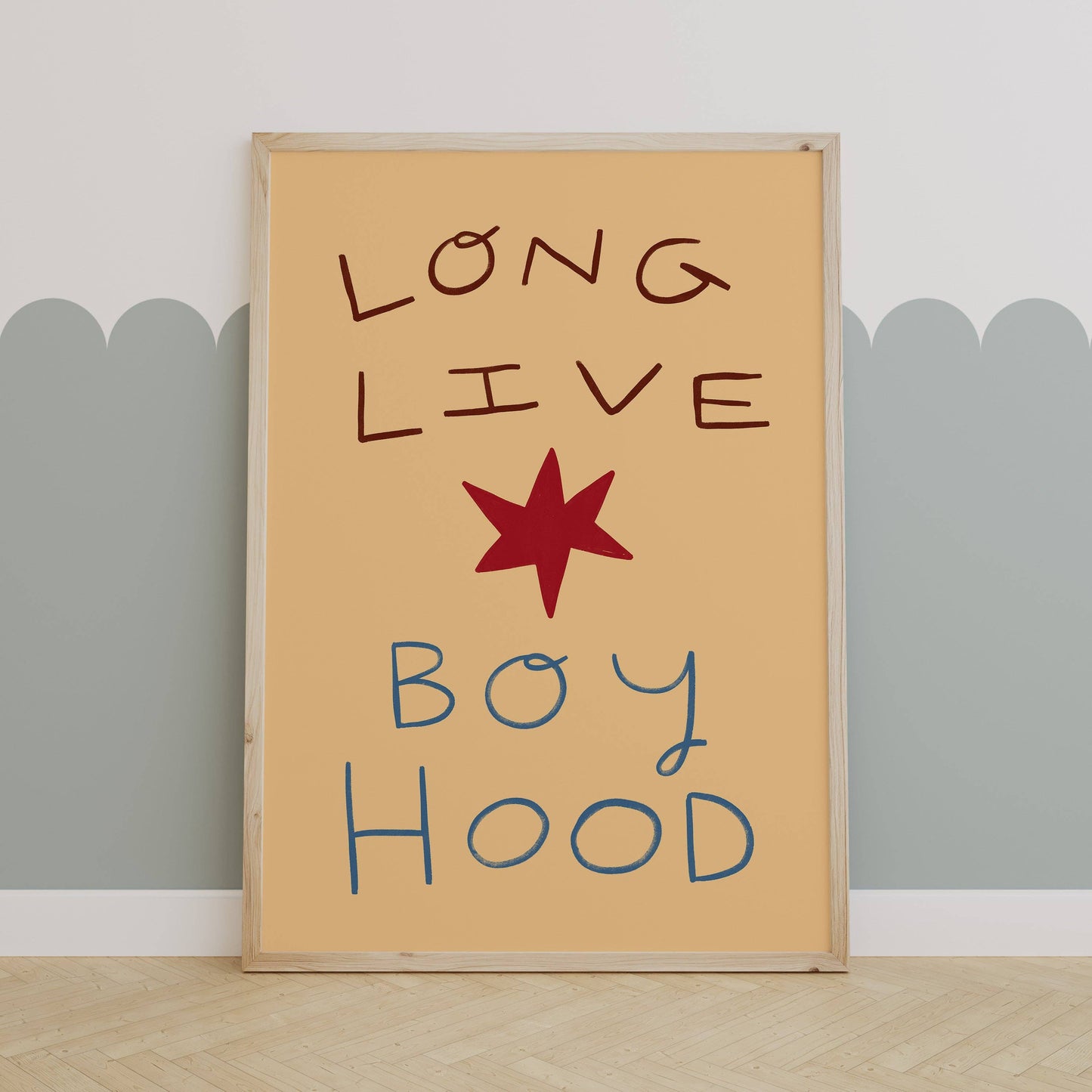 Long Live Boy Hood Print