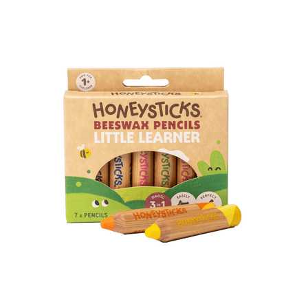 Honeysticks Magic 3-in-1 Beeswax Pencils Little Learners 7pk
