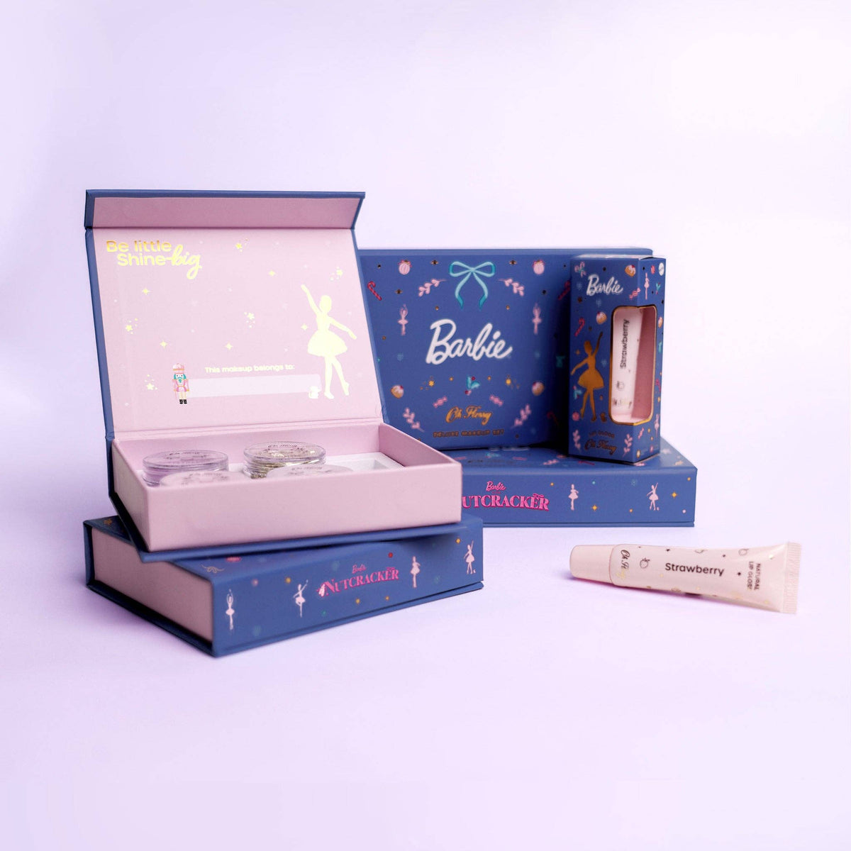 Pre-Order - Oh Flossy x Barbie Nutcracker Makeup & Glitter Set