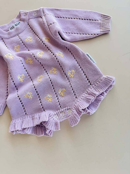 Bloom Pointelle Romper | Aster