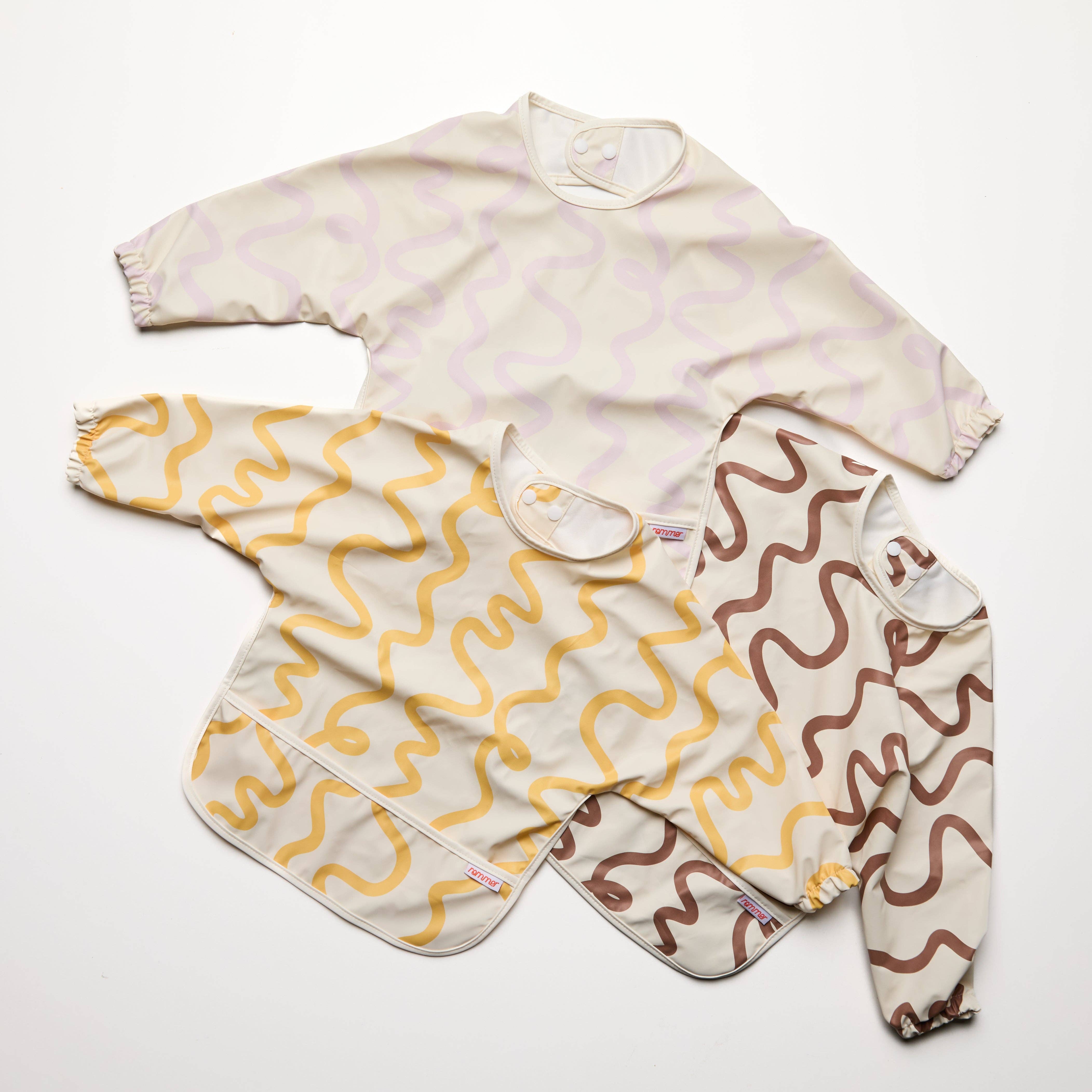 Rommer Waterproof Smock Bib | Machine Washable | Little Mash – Little ...